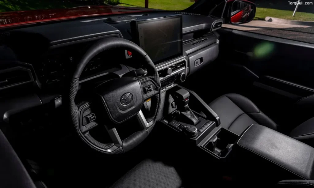 Toyota Tacoma i-Force MAX black interior