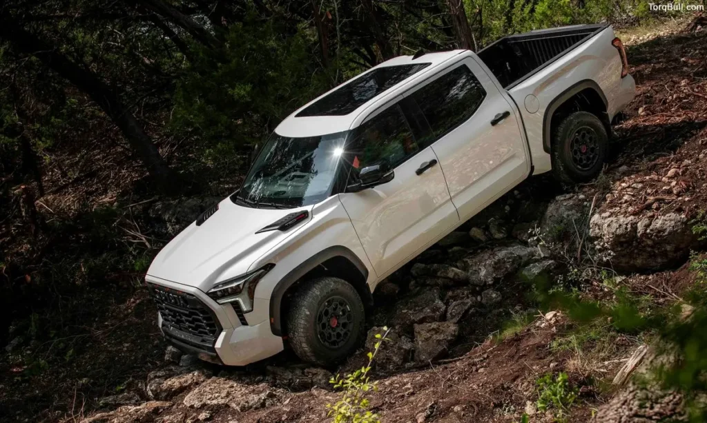 Toyota Tundra off roading
