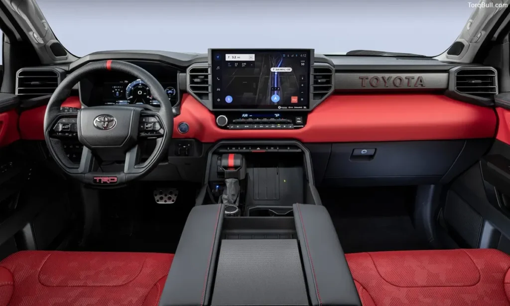Toyota Tundra TRD pro interior cabin