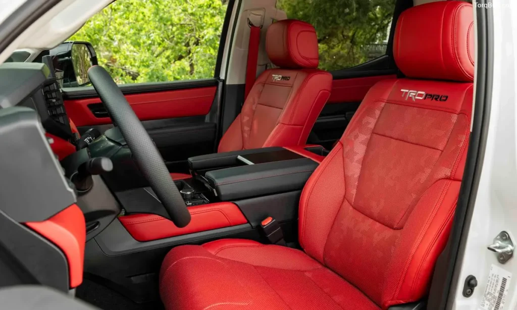 Toyota Tundra TRD Pro interior seats