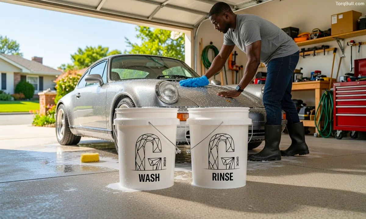 car wash two bucket