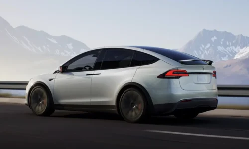 Photo: Tesla Can the Cayenne Electric Beat Tesla Model X Plaid Performance Expectations?